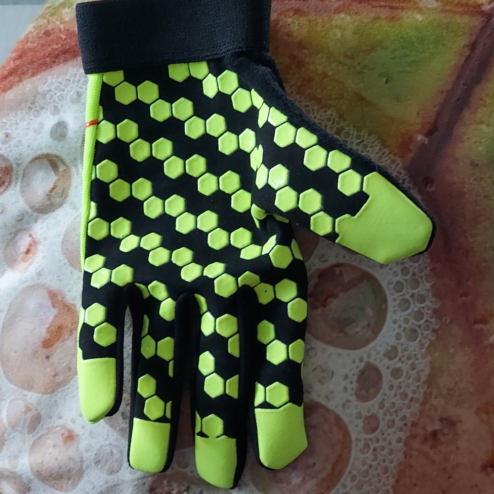 Menards High-Visibility Racing Gloves NWOT - Picture 2 of 5